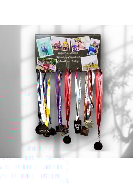 RUNWYND Photoprint Personalized medal hanger